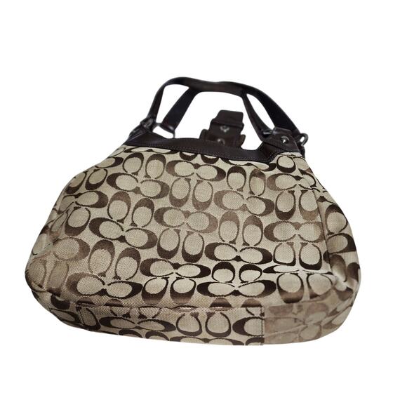 COACH EUC LARGE LYNN TRIPLE SECTION SHOULDER BAG - Picture 8 of 8